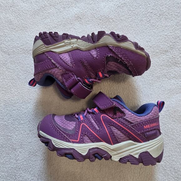 Merrell Trail Quest Jr Leather Hiking Unisex Sneaker Baby/Walker/Toddler Size 6M - Picture 4 of 11